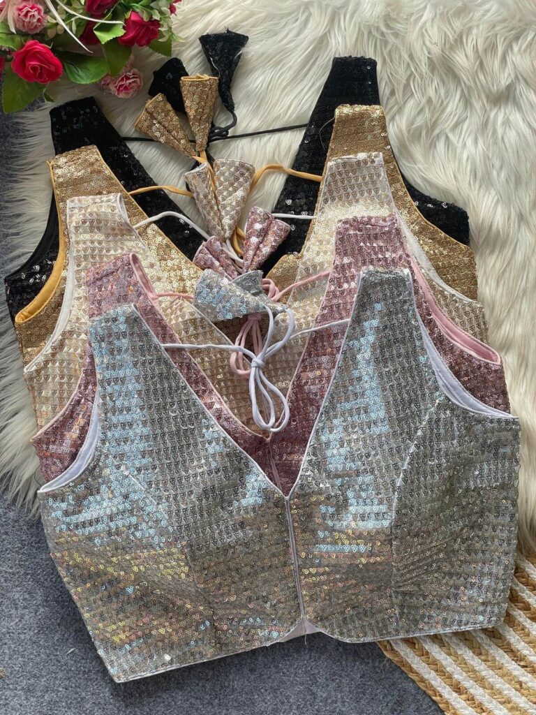 set of designer party wear blouses